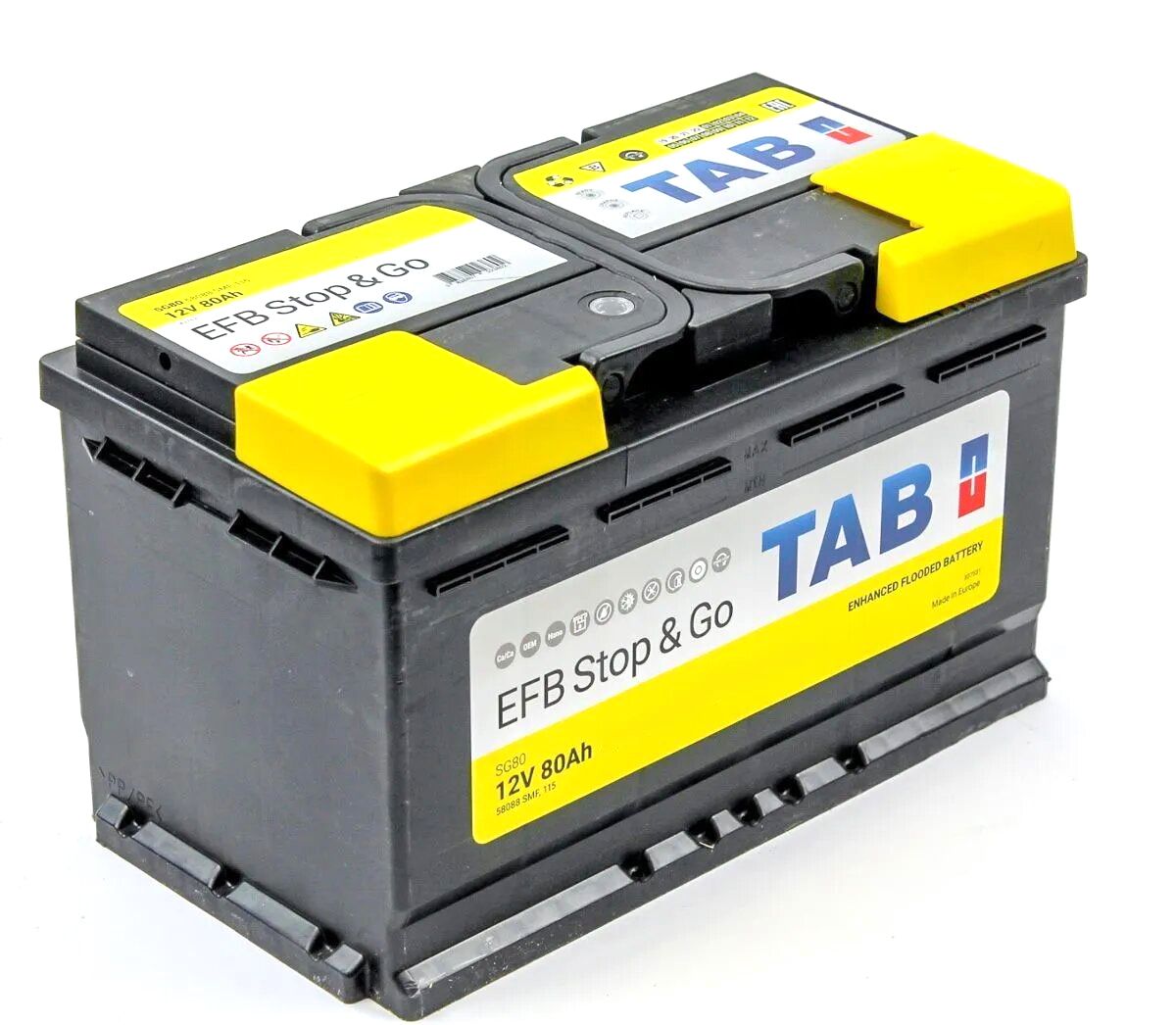 Купить TAB EFB Stop&Go 6СТ-80 (О.П.) 760А 