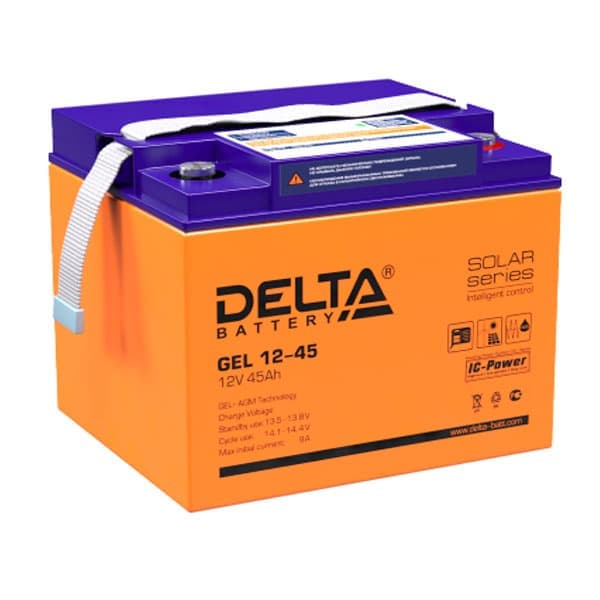 Купить DELTA GEL 12-45 (12V 45Ah)