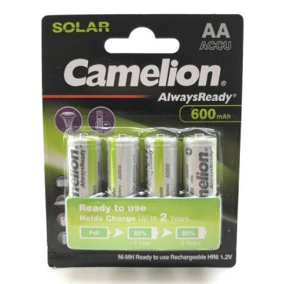 Купить Camelion AlwaysReady AA 1.2V 600 mAh Комплект 4шт.  Ni-MH