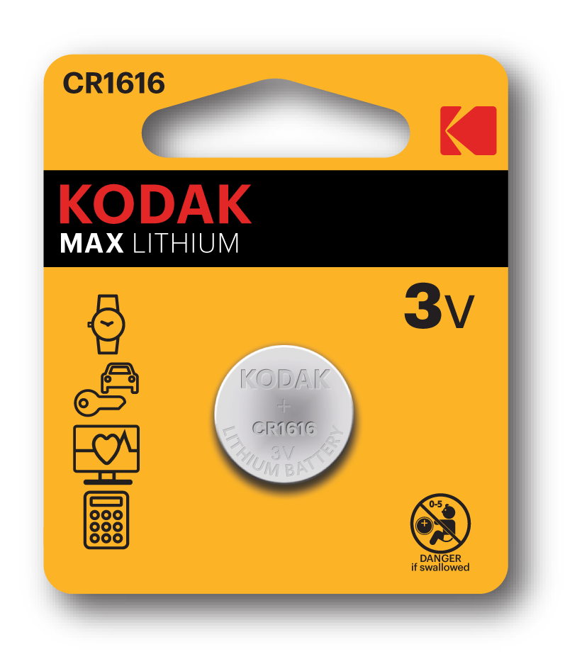 Купить Батарейка Kodak MAX LITHIUM CR1616 3V 1шт.