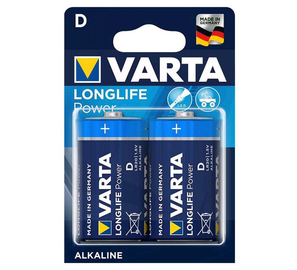 Купить Varta Energy Alkaline D LR20 1.5V Комплект 2шт.