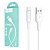 Купить Type-C (M) - USB 2.0 HOCO. X25 1м, белый