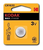 Купить Батарейка Kodak MAX LITHIUM CR1632 3V 1шт.